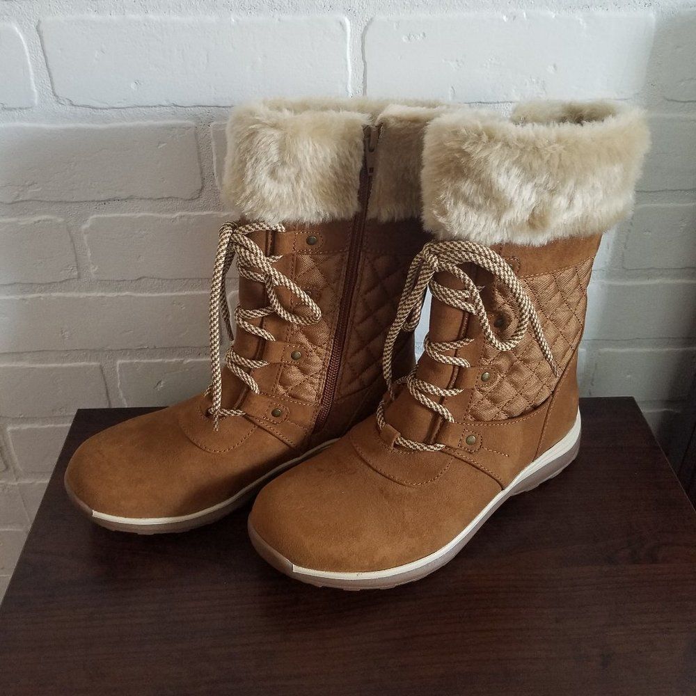 Baretraps Women's Winter Boots Suede Brown size 6M